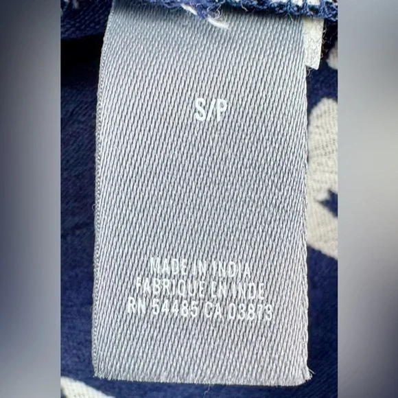 MWT Aerie Women’s Blue Ikat White Tribal Print Boho Cut Out Long Maxi Dress Sz S - Picture 11 of 15